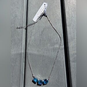 Sorrelli Blue Crystal Necklace